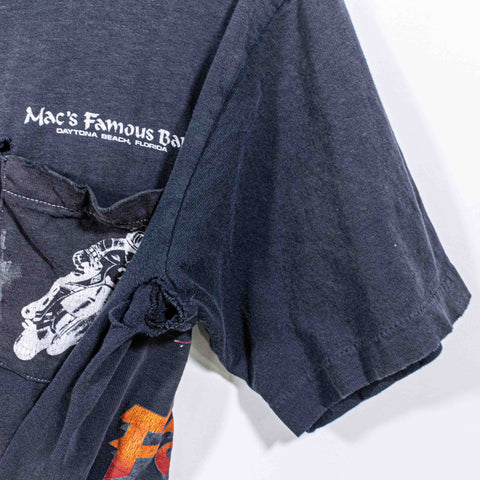 Daytona Beach Bike Week 1984 T-Shirt Macs Famous Bar