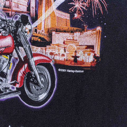 Harley Davidson Cafe Las Vegas Motorcycles Cutoff T-Shirt