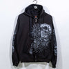 Who Want to Live Forever Skull Dragon AOP Zip Up Hoodie Sweatshirt Hot Leathers