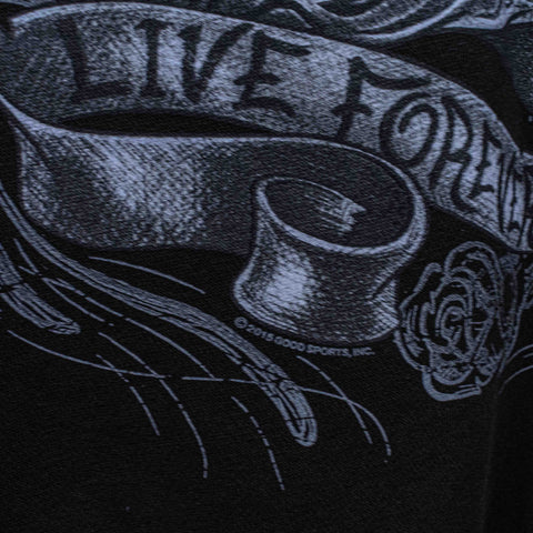 Who Want to Live Forever Skull Dragon AOP Zip Up Hoodie Sweatshirt Hot Leathers