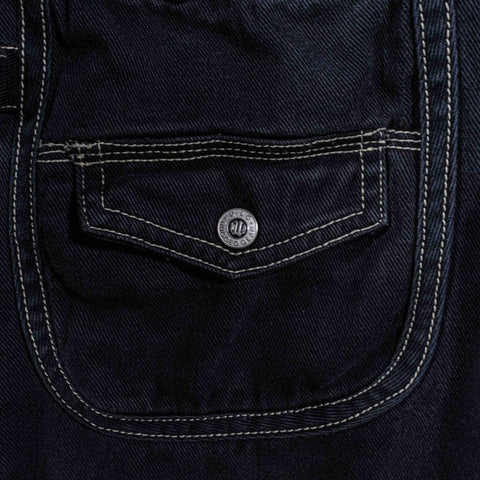 D Lo Rugged Gear Denim Pullover Jacket Hip Hop