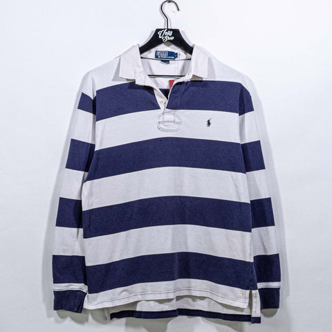 Polo Ralph Lauren Pony Striped Long Sleeve Rugby Shirt