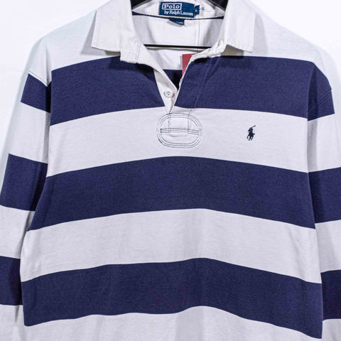 Polo Ralph Lauren Pony Striped Long Sleeve Rugby Shirt