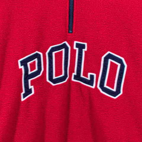 Polo Ralph Lauren USA Flag 1/4 Zip Fleece Pullover