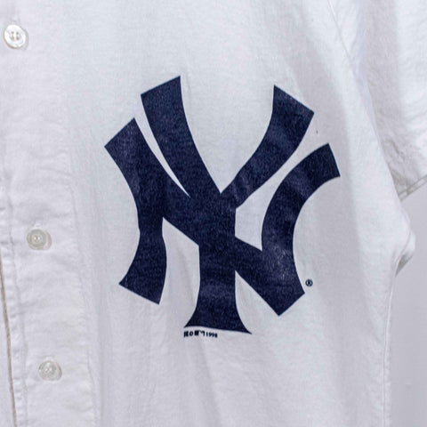 New York Yankees Russell Athletic Cotton Baseball Jersey