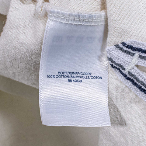 Lands End Striped Rugby Long Sleeve Shirt