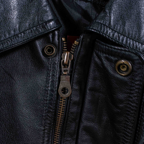 Leather Bomber Jacket Aviator Viaggio