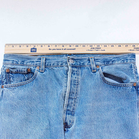 Levis 501 Button Fly Jeans Skate Grunge