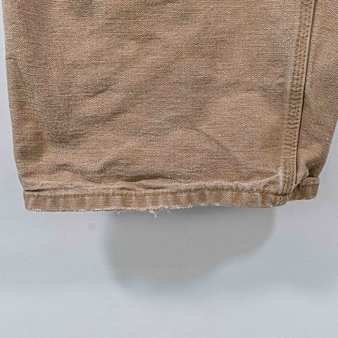 Carhartt Workwear Canvas Carpenter Jeans Sun Faded Distressed