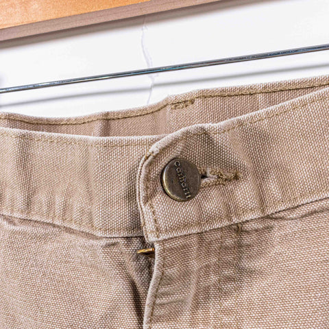 Carhartt Workwear Canvas Carpenter Jeans Sun Faded Distressed