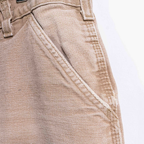 Carhartt Workwear Canvas Carpenter Jeans Sun Faded Distressed