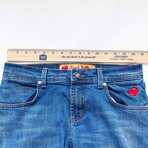 Apple Bottom Embroidered Jeans Made In USA