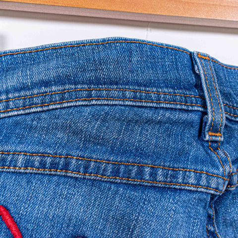 Apple Bottom Embroidered Jeans Made In USA