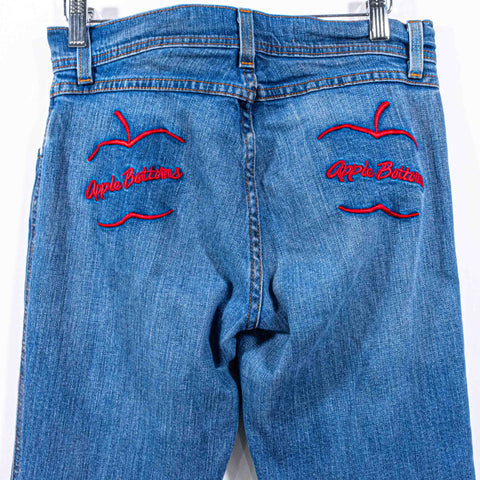 Apple Bottom Embroidered Jeans Made In USA
