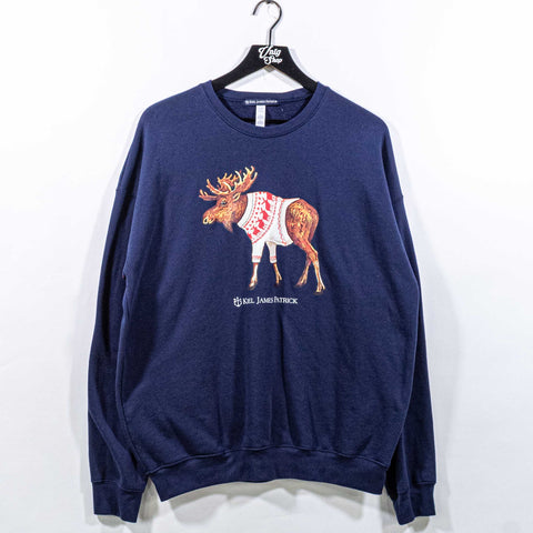 Kiel James Patrick Moose Sweater Sweatshirt