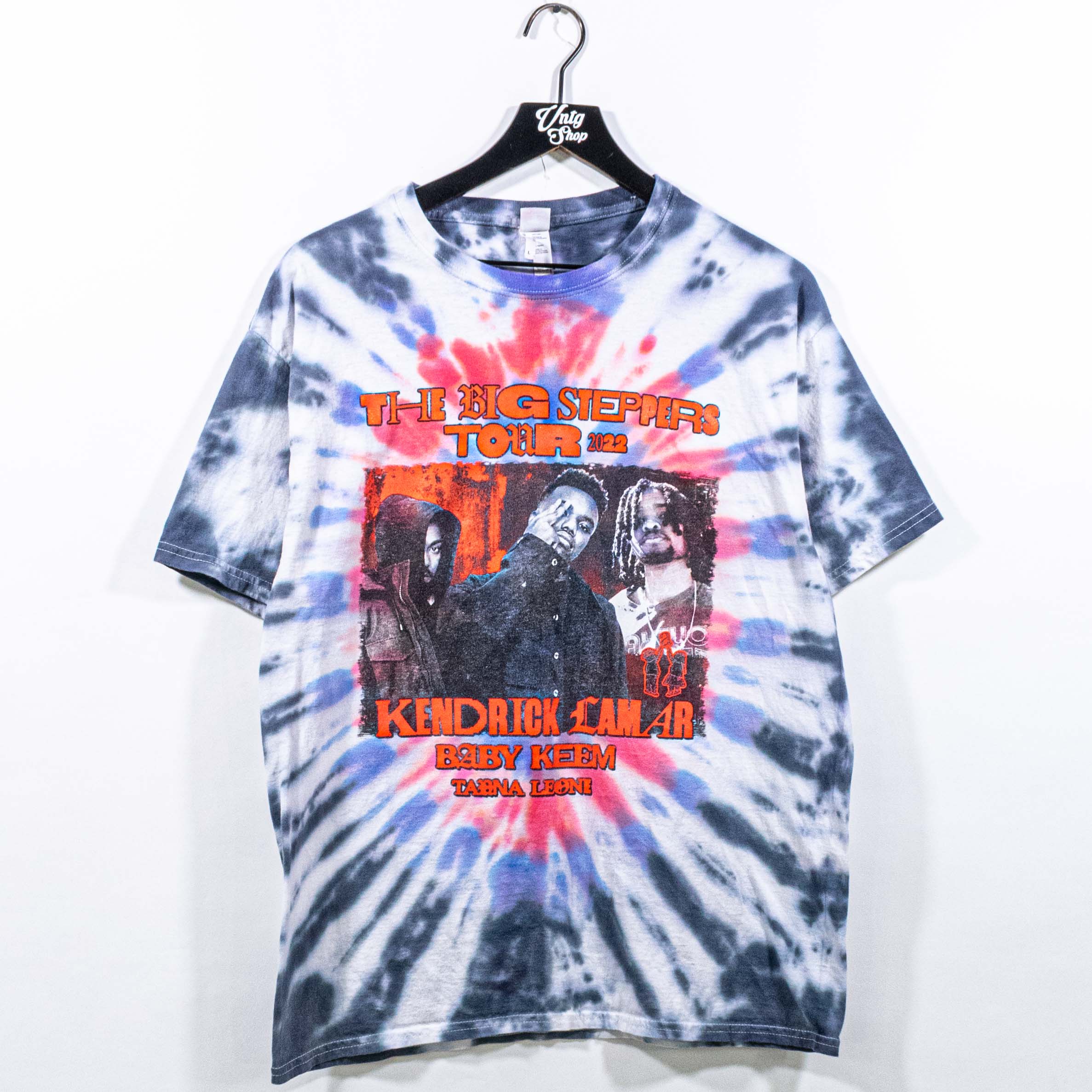 Kendrick Lamar Big Steppers Tour Tie Dye T-Shirt– VNTG Shop