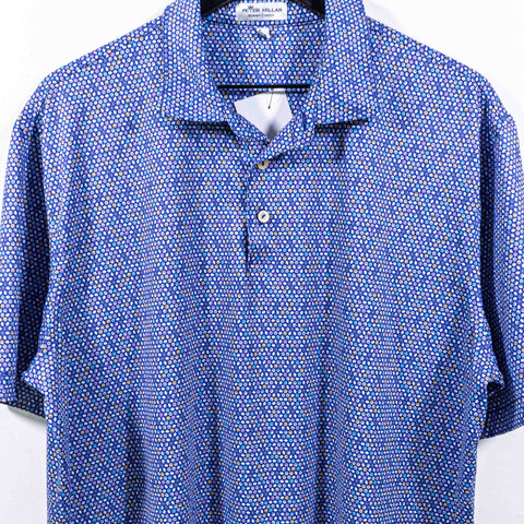 Peter Millar Summer Comfort Billiard Balls Printed Golf Polo Shirt