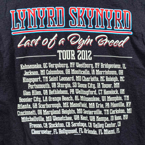 Lynyrd Skynyrd Last of A Dying Breed Tour 2012 T-Shirt