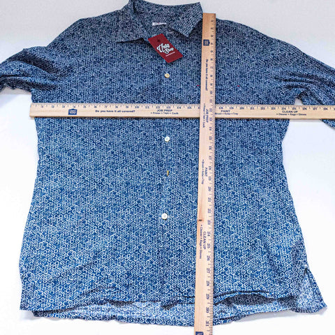 Kiton Nerano Printed Button Shirt Made in Italy