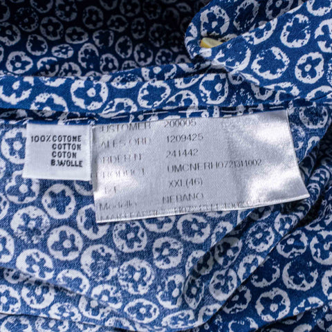 Kiton Nerano Printed Button Shirt Made in Italy
