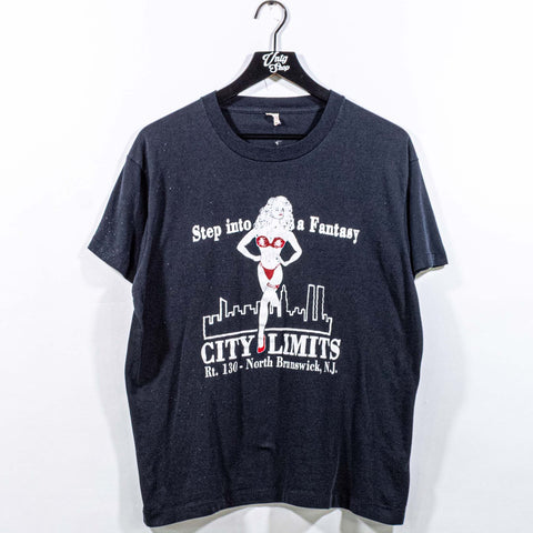 City Limits Strip Club New York Skyline T-Shirt