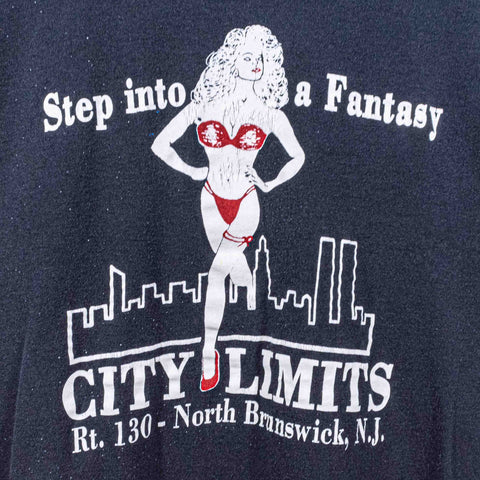 City Limits Strip Club New York Skyline T-Shirt
