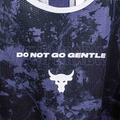 Project Rock Under Armour Mesh Tank Gym Shirt Do Not Go Gentle