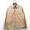 GAP Striped Textured Button Safari Work Shirt