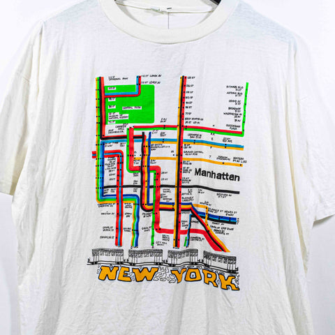 New York City Manhattan Subway Pop Art T-Shirt