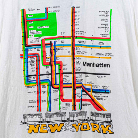 New York City Manhattan Subway Pop Art T-Shirt