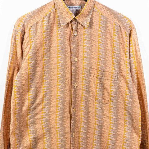 Emporio Armani Printed Psychedelic Button Shirt