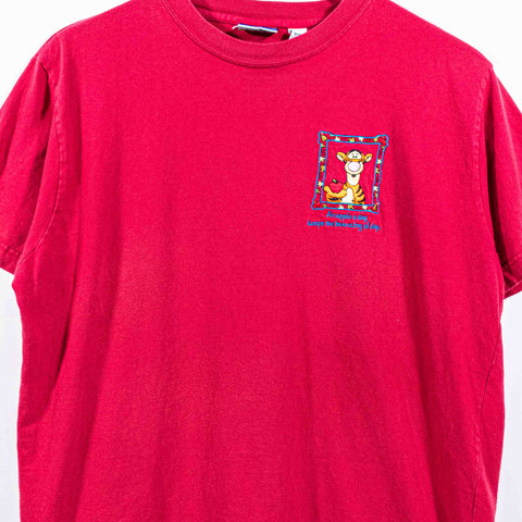 Disney Pooh Tigger T-Shirt An Apple A Day
