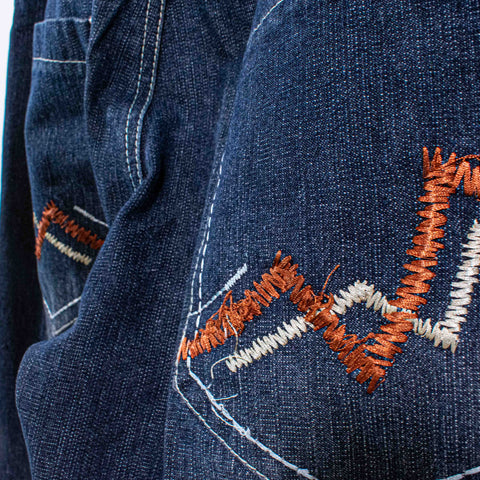 5ive Jungle Baggy Jeans Hip Hop Embroidered