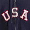 Blue Marlin USA Zip Up Hoodie Sweatshirt