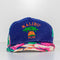 Malibu Rum Floral Hawaiian Snapback Hat