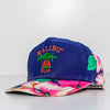 Malibu Rum Floral Hawaiian Snapback Hat