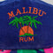 Malibu Rum Floral Hawaiian Snapback Hat