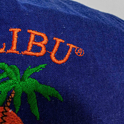 Malibu Rum Floral Hawaiian Snapback Hat