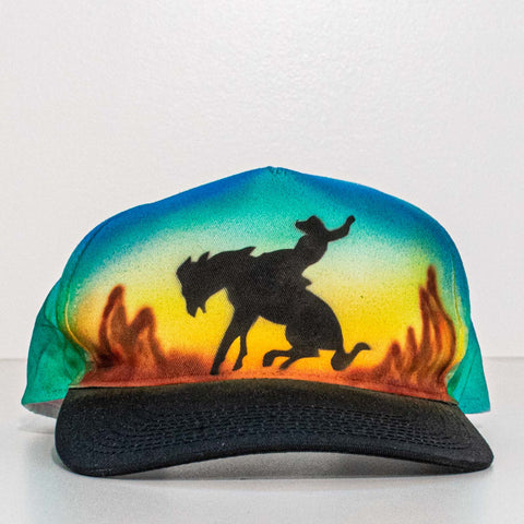 Cowboy Canyon Airbrush Snapback Hat