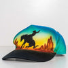 Cowboy Canyon Airbrush Snapback Hat
