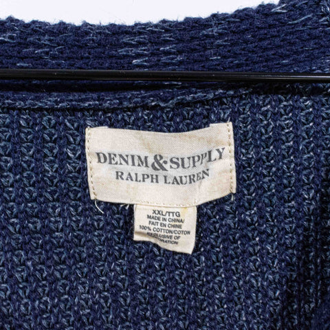 Denim & Supply Ralph Lauren Waffle Knit Cardigan Sweater