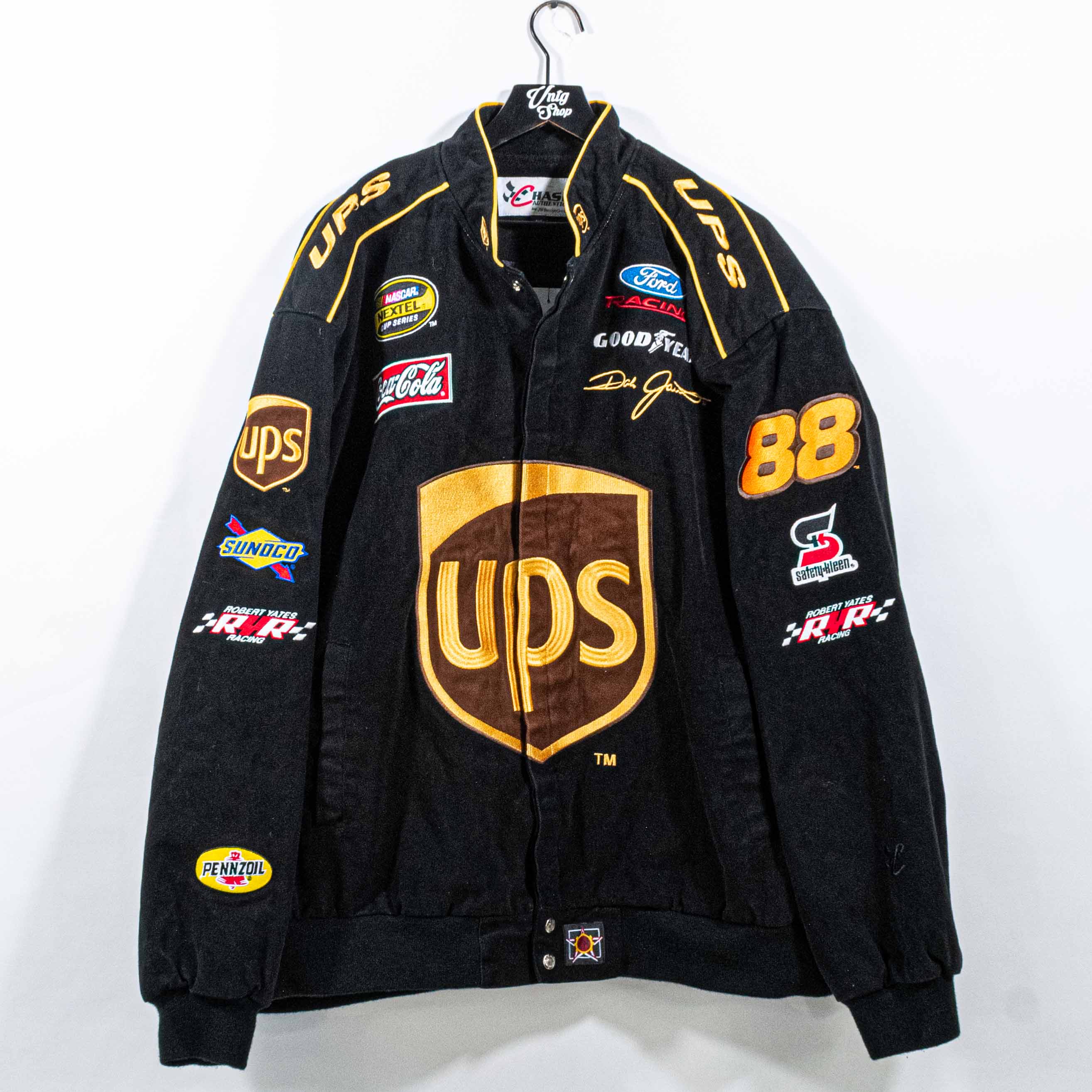 Nascar Jacket Dale Jarrett UPS Chase Authentics Nextel– VNTG Shop