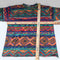 Surf Skate Striped Aztec Tribal AOP T-Shirt Chicos Designs Vaporwave