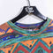 Surf Skate Striped Aztec Tribal AOP T-Shirt Chicos Designs Vaporwave