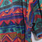 Surf Skate Striped Aztec Tribal AOP T-Shirt Chicos Designs Vaporwave