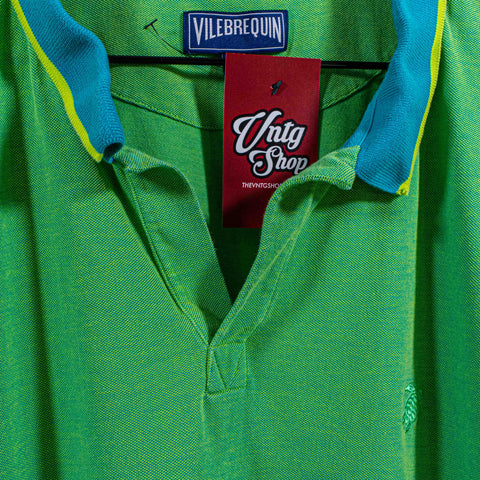 Vilebrequin Turtle Two Tone Polo Shirt