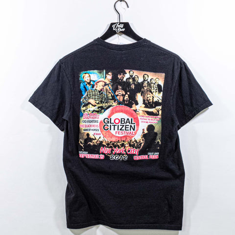 Global Citizen Festival 2012 T-Shirt Foo Fighters Neil Young Crazy Horse