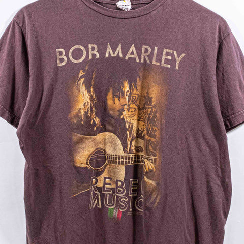 Bob Marley Rebel Music T-Shirt Reggae Rasta