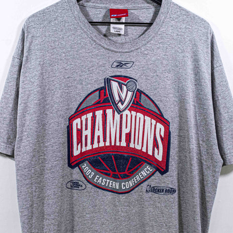 New Jersey Nets NBA 2003 Eastern Conference Champions T-Shirt Reebok