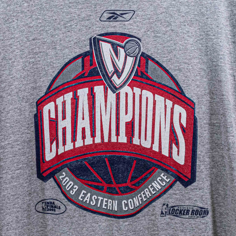 New Jersey Nets NBA 2003 Eastern Conference Champions T-Shirt Reebok